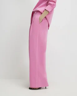 Pink Wide Leg Trousers