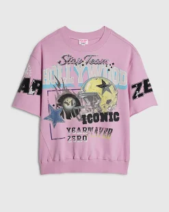Pink Year Zero Short Sleeve Sweatshirt