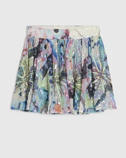 Purple Butterfly Skater Skirt
