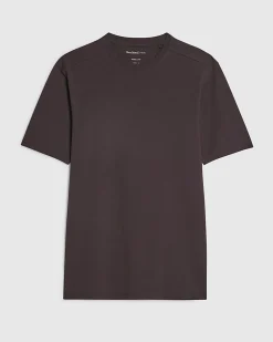 Purple Muscle Fit Cotton Lightweight T-Shirt