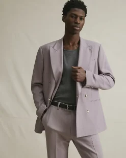 Purple Slim Fit Suit Jacket