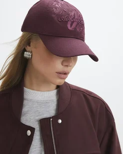 Red Floral Sports Cap
