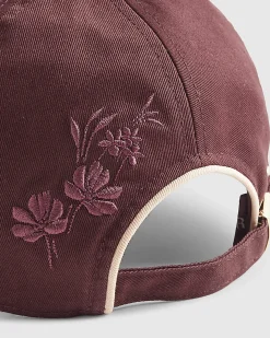 Red Floral Sports Cap