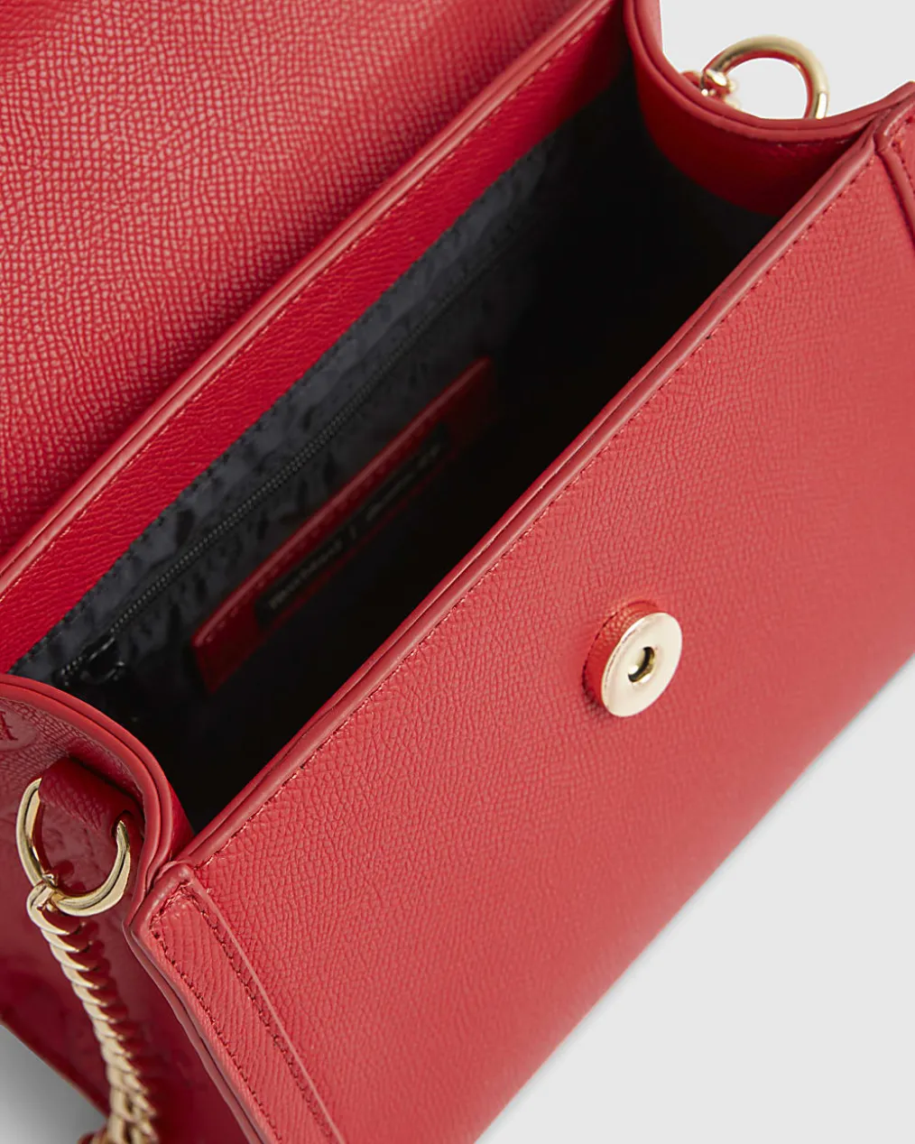 Red Mini Scarf Tote Cross Body Bag