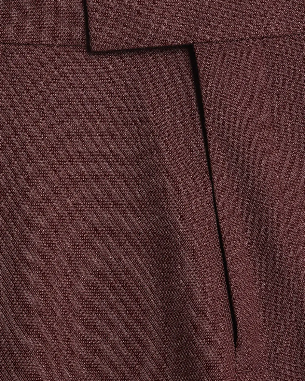 Red Skinny Fit Stretch Textured Suit Trousers