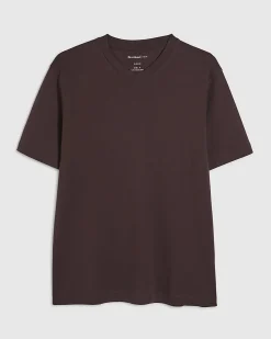 Red Slim Fit Cotton Essential V Neck T-Shirt