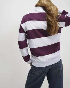 Red Stripe Colorado Rugby Sweatshirt