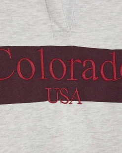 Red Stripe Colorado Rugby Sweatshirt