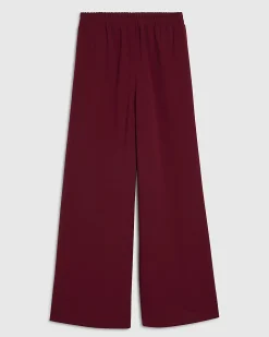 Red Wide Leg Trousers