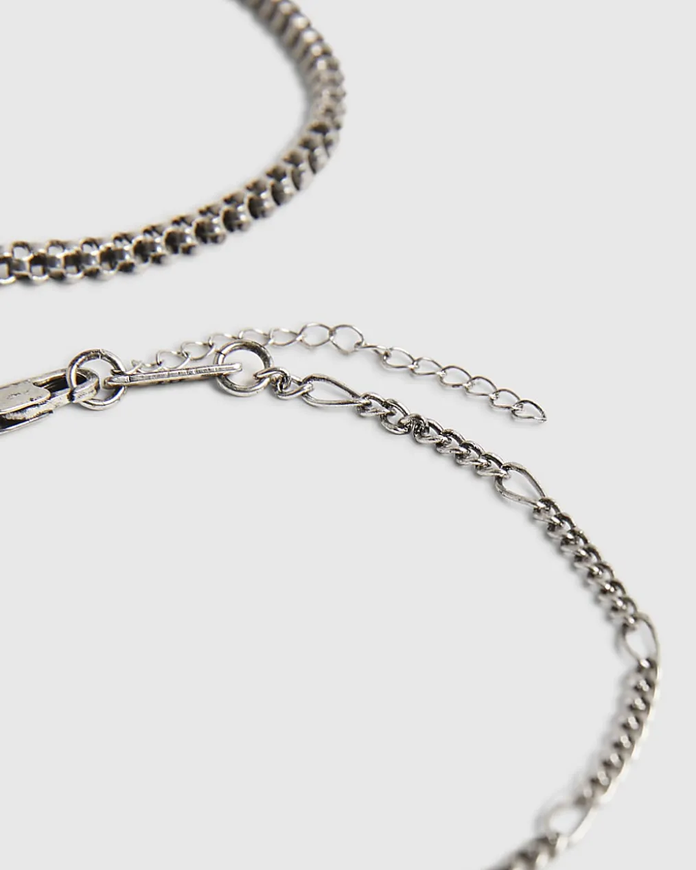 Silver Chain Pack Of 3 Bracelets