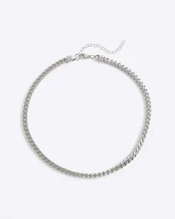 Silver Chunky Chain Necklace