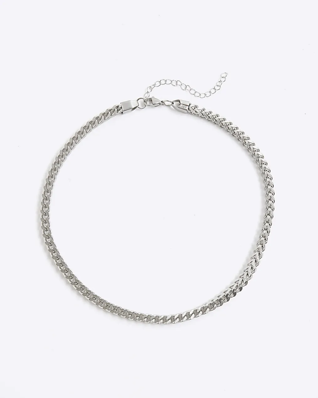 Silver Chunky Chain Necklace