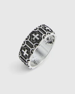 Silver Cross Ring