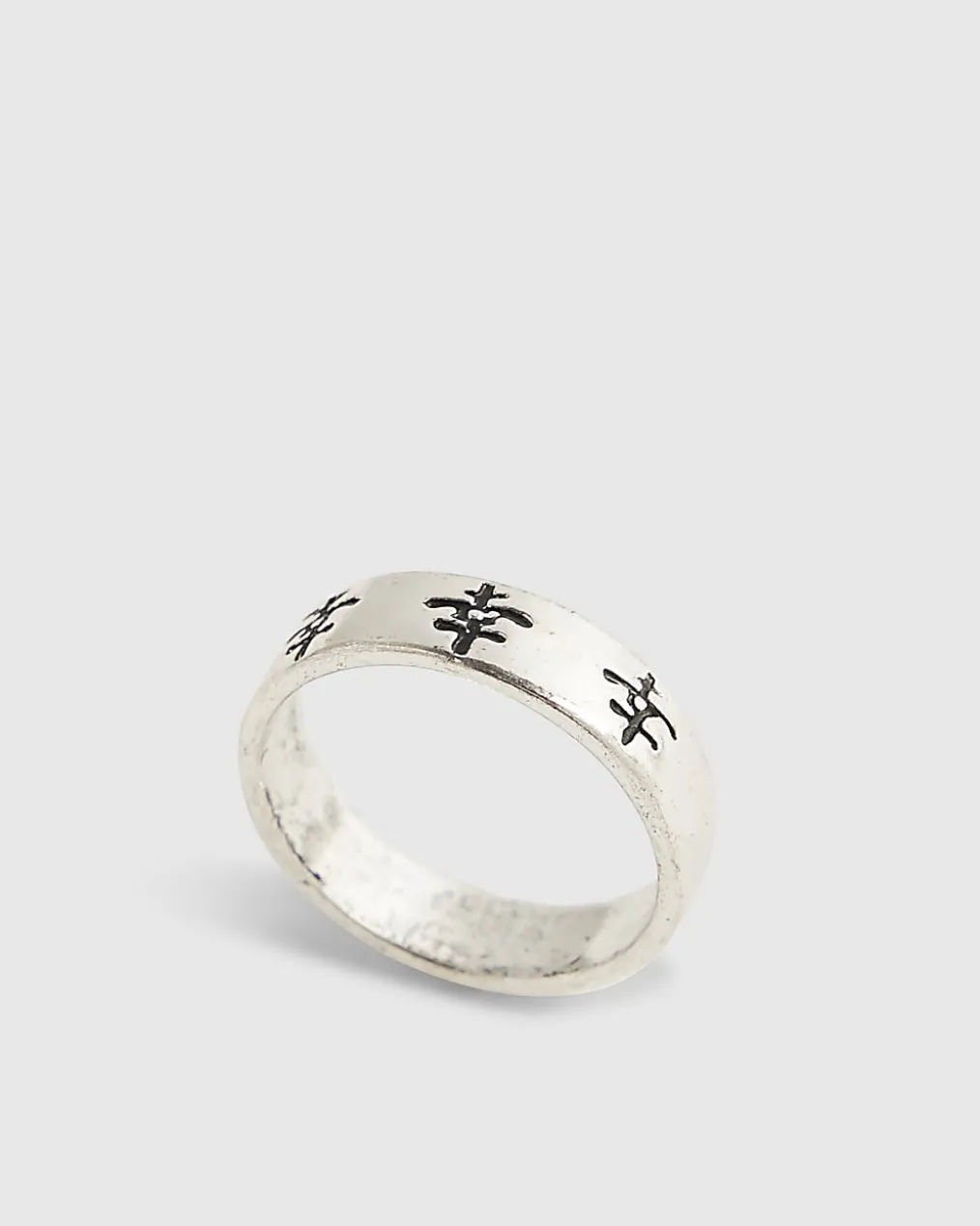 Silver Japanese Band Ring