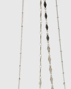 Silver Layered Body Chain