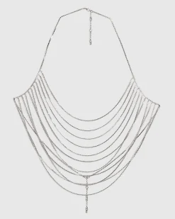 Silver Layered Body Chain