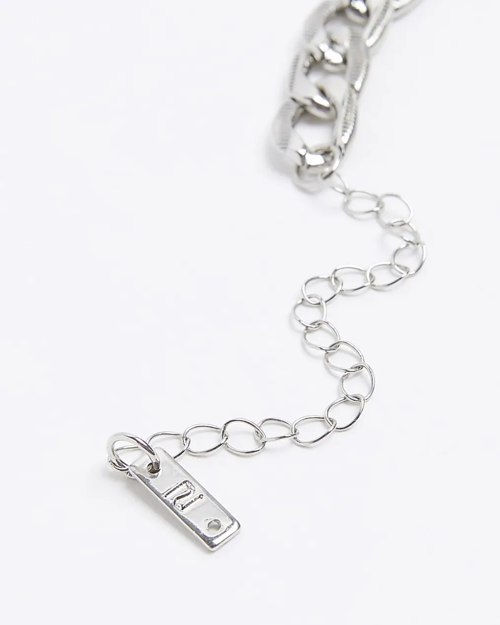 Silver Rhodium Chain Necklace