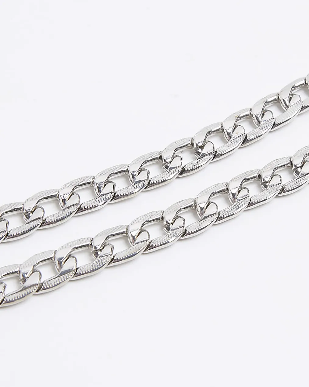 Silver Rhodium Chain Necklace