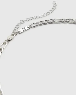 Silver Steel Chain Necklace