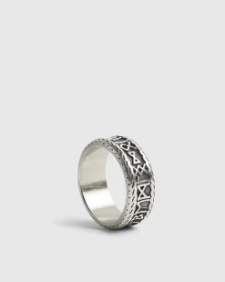 Silver Steel Nordic Ring