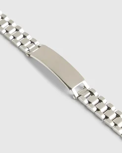 Silver Steel Silver Watch Strap