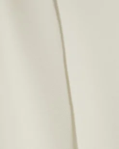 White Belted Straight Leg Trousers