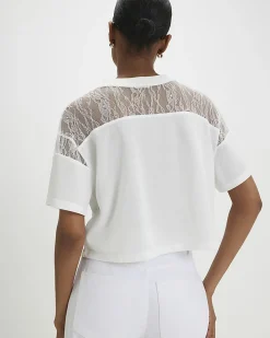 White California Lace Number T-Shirt