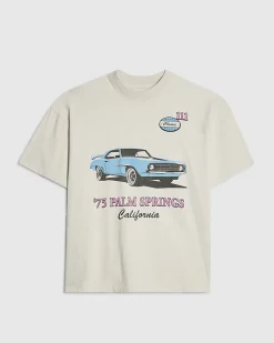 White Cotton Palm Springs Premium T-Shirt