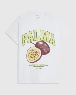 White Cotton Palma Boyfriend Fit T-Shirt