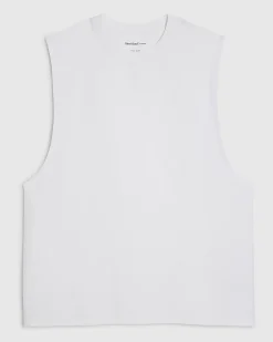 White Essential Regular Fit Tank Top