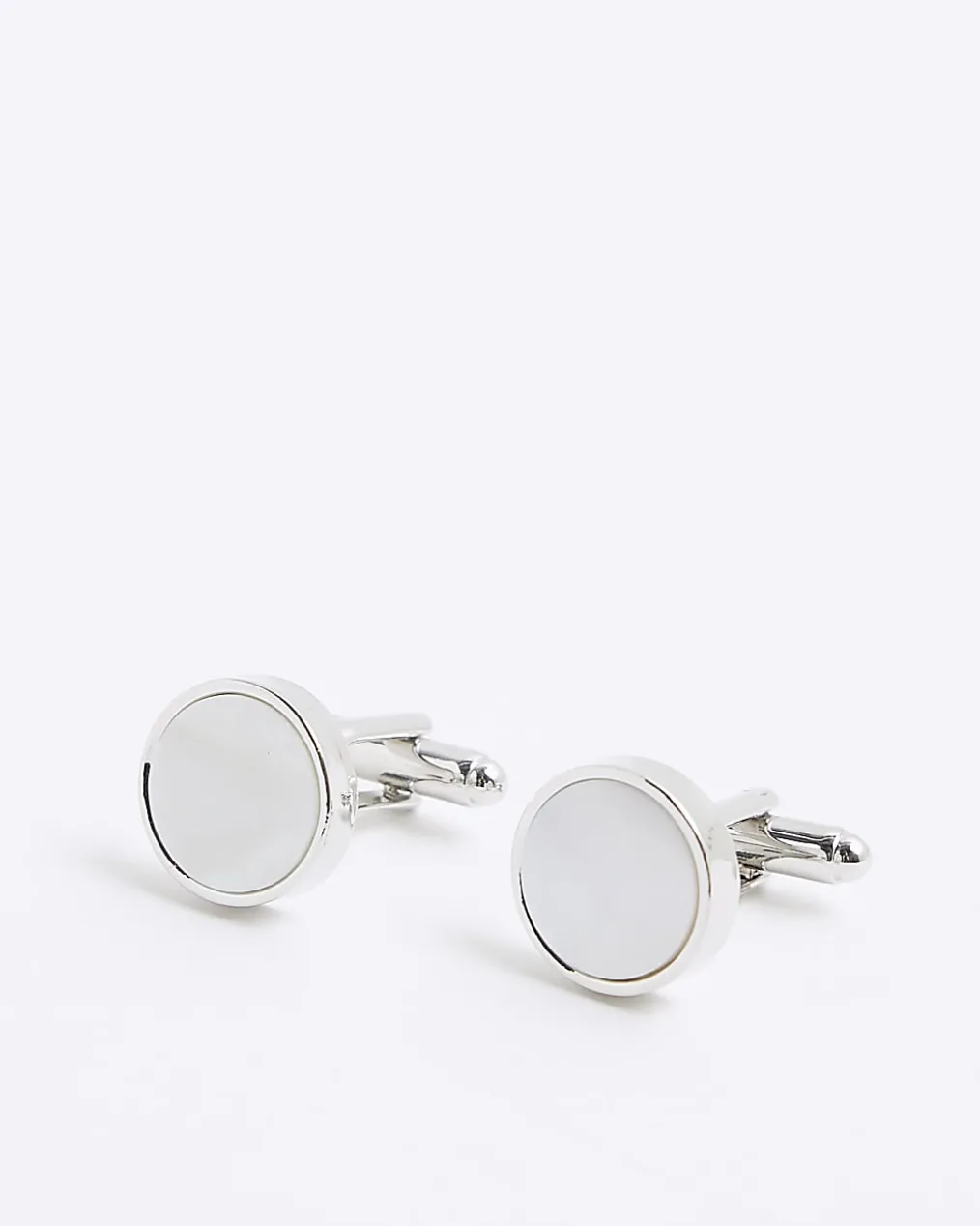 White Inlay Cufflinks