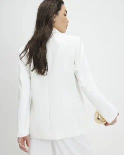 White Long Sleeve Blazer