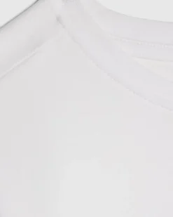 White Muscle Fit Cotton Stretch T-Shirt