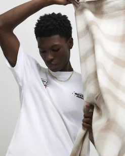 White Oversized Cotton Boxing T-Shirt