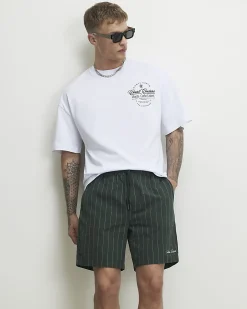 White Oversized Cotton Couture Print T-Shirt
