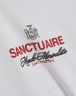 White Oversized Cotton Sanctuaire T-Shirt