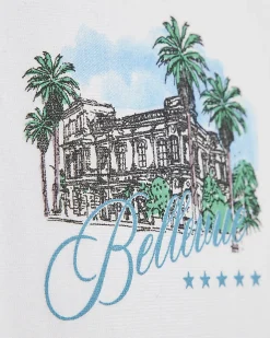 White Regular Fit Bellevue Hotel Tank Top