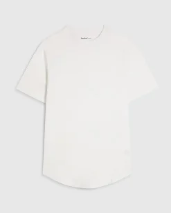 White Regular Fit Cotton Midweight T-Shirt