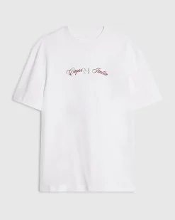 White Regular Fit Marina Grande Boat T-Shirt