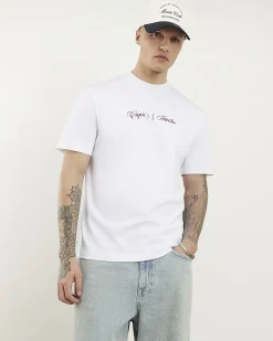White Regular Fit Marina Grande Boat T-Shirt