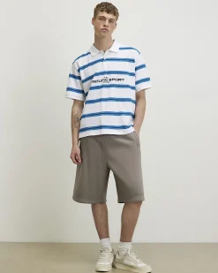 White Regular Fit Prolific Stripe Polo Shirt