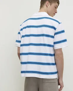 White Regular Fit Prolific Stripe Polo Shirt