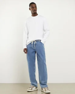 White Regular Midweight Long Sleeve T-Shirt