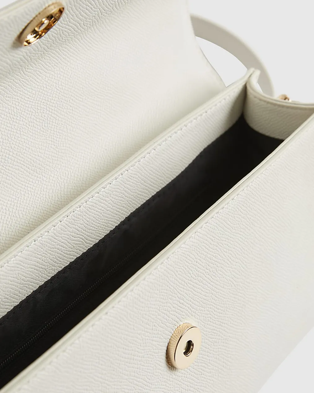 White Scarf Charm Tote Bag