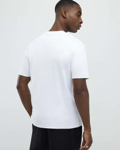 White Slim Fit Cotton Crew Neck T-Shirt