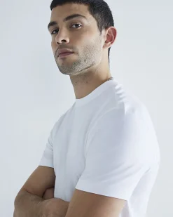 White Slim Fit Crew Neck T-Shirt 3 Pack