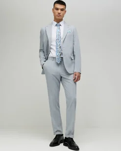 White Slim Fit Premium Cotton Blend Shirt