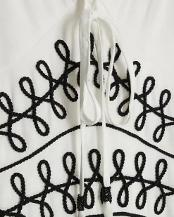 White Strappy Cornelli Mini Beach Dress