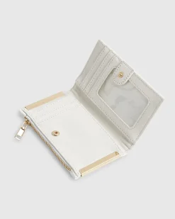 White Weave Mini Purse