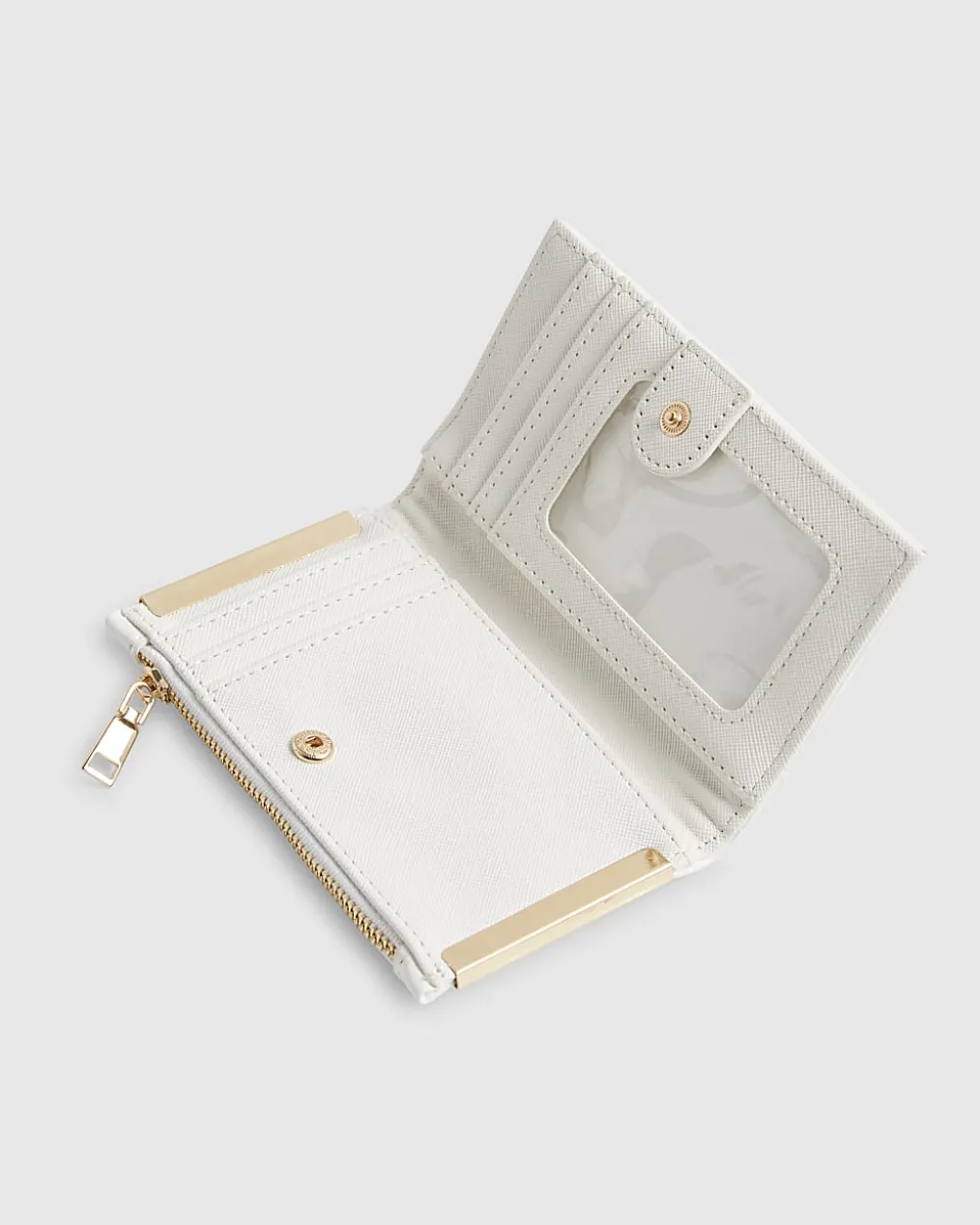 White Weave Mini Purse